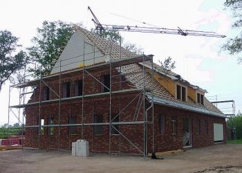 Neubau Dach decken Waermedaemmung